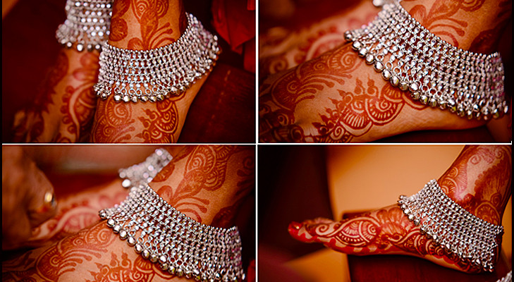 Anklet Punjabi
 Accessories for the Bride on her Wedding Day from a Bride