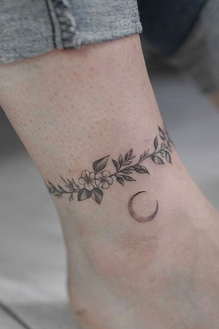 Anklet Tattoo
 25 Anklet Tattoos Cute Enough to Replace Your Jewellery