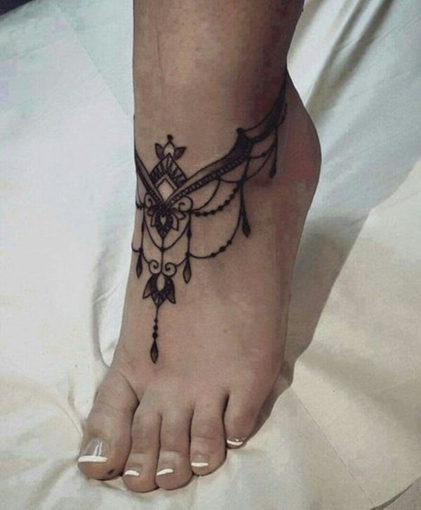 Anklet Tattoo
 101 Ankle Tattoo Designs that will flaunt your Walk