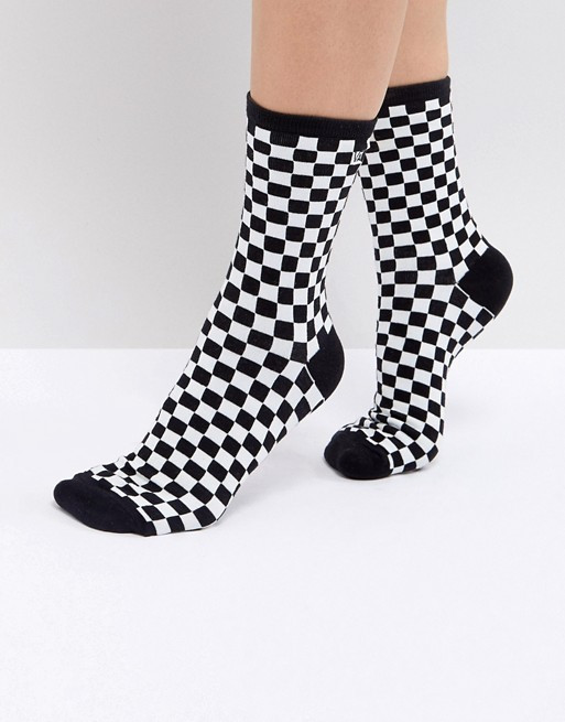 Anklet With Vans
 Vans Checkerboard Ankle Socks