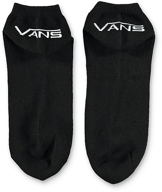 Anklet With Vans
 Vans 3 Pack Classic Low Black Ankle Socks