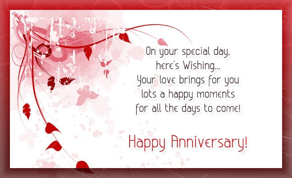 Anniversary Card Quotes
 Happy Wedding Anniversary Wishes Quotes
