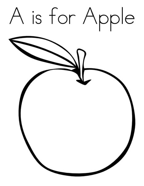 Apple Printable Coloring Pages
 Apple Coloring Pages To Print