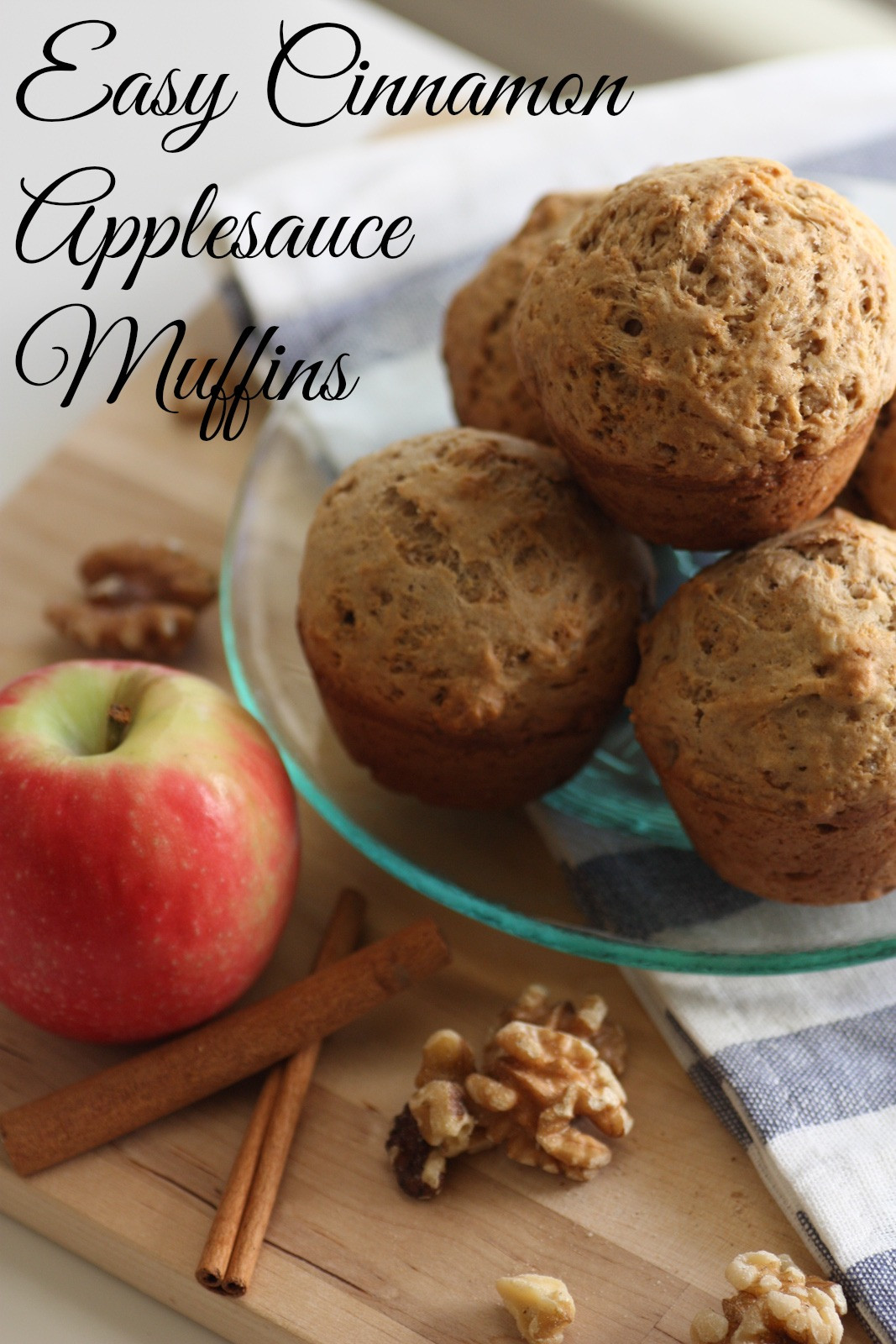 Applesauce Muffin Recipe
 Easy Cinnamon Applesauce Muffins