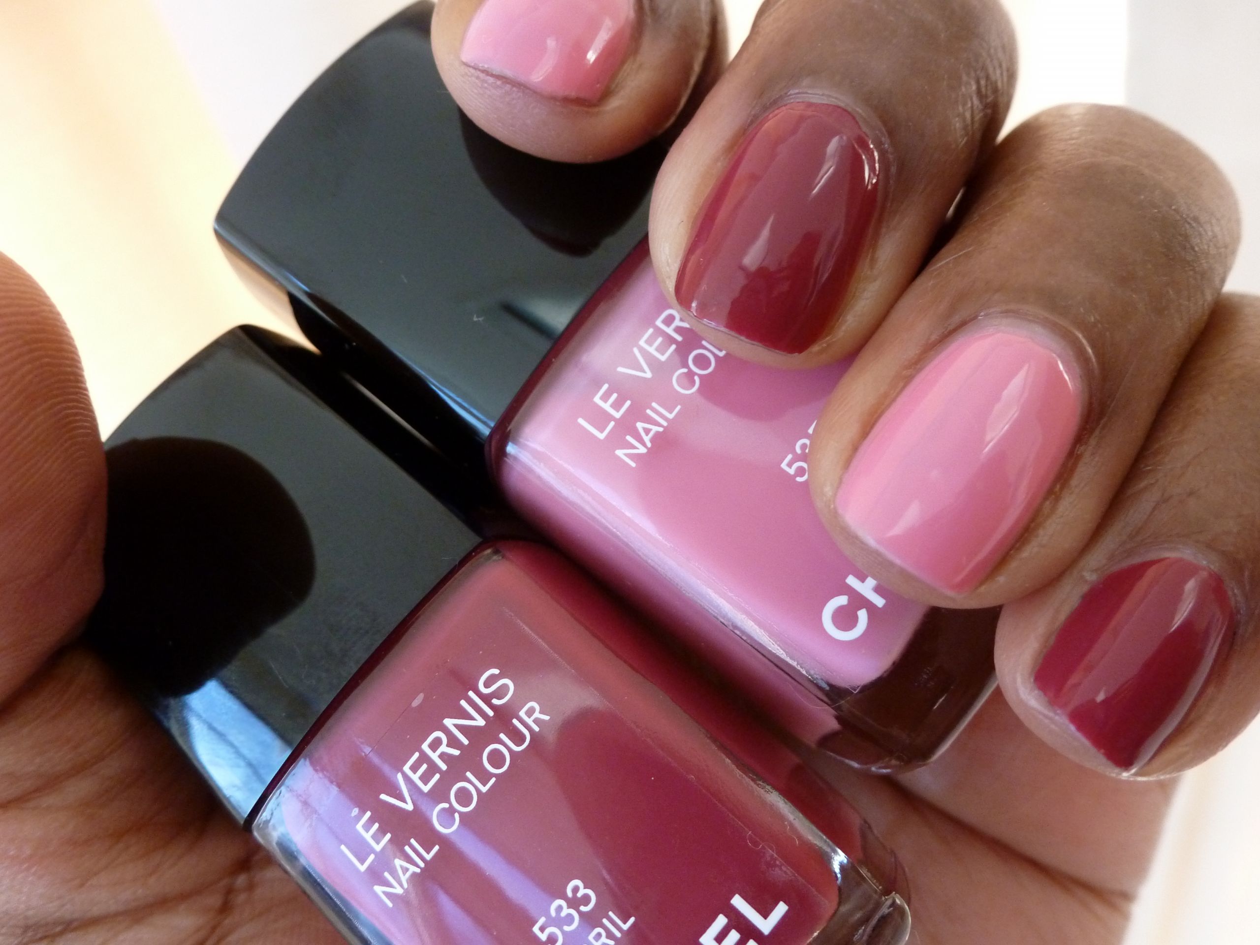 April Nail Colors
 Chanel Spring 2012 Nail Colors April and May