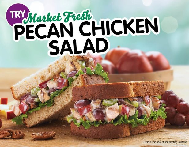 Arby'S Pecan Chicken Salad Sandwich
 News Arby s Pecan Chicken Salad Sandwich and Wrap Returns