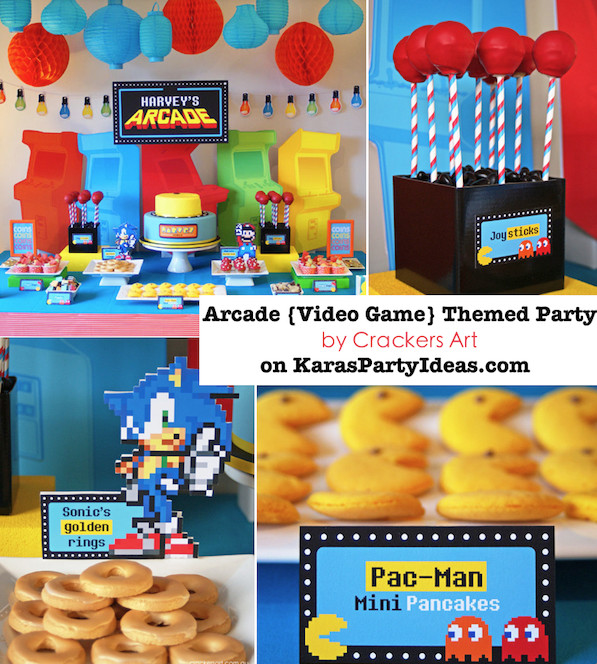 Arcade Birthday Party Ideas
 Homespun With Love Inspiration 12 Boy Birthday Parties