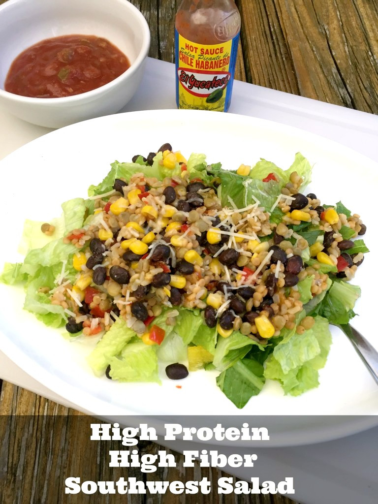 Are Salads High In Fiber
 High Protein High Fiber Southwest Salad