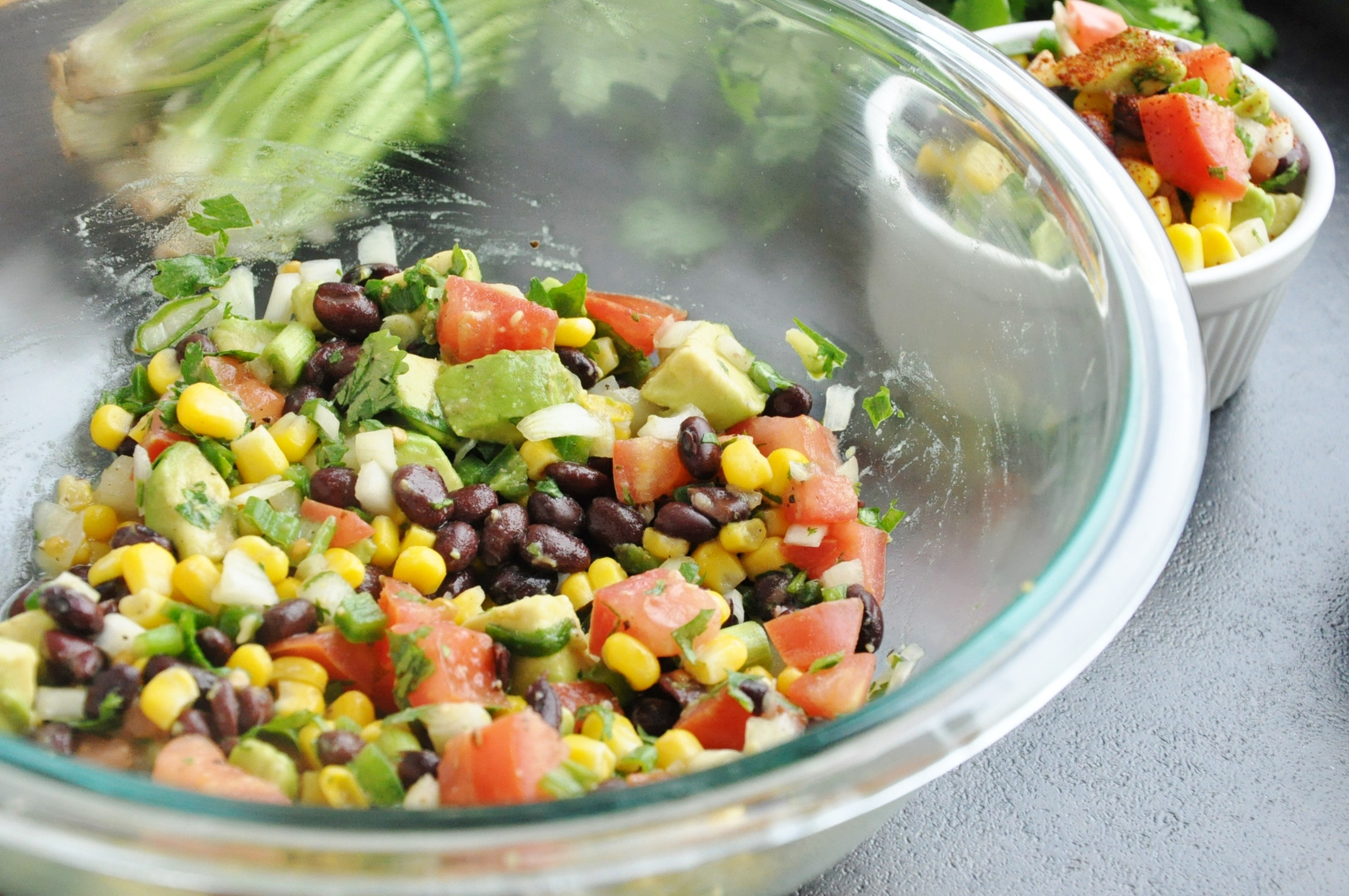 Are Salads High In Fiber
 15 Minute Black Bean Corn & Avocado Salad healthy vegan