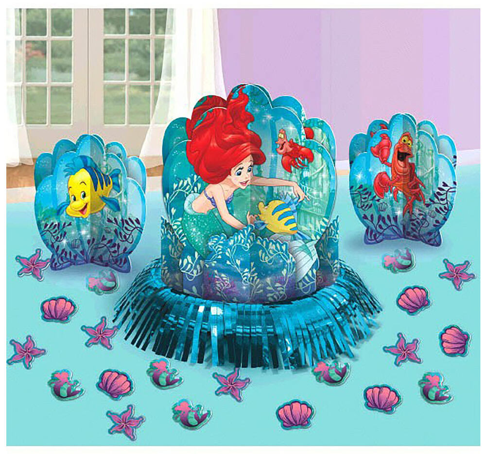 Ariel Little Mermaid Party Ideas
 Ariel LITTLE MERMAID Table Decoration Kit Birthday Party