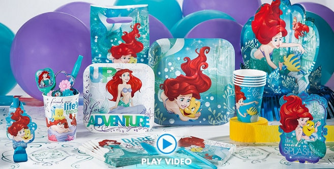 Ariel Mermaid Party Ideas
 Little Mermaid Party Supplies Little Mermaid Birthday