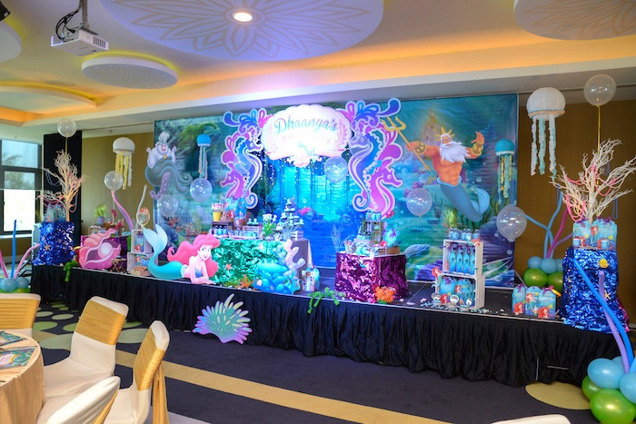 Ariel The Little Mermaid Birthday Party Ideas
 Kara s Party Ideas Ariel the Little Mermaid Birthday Party