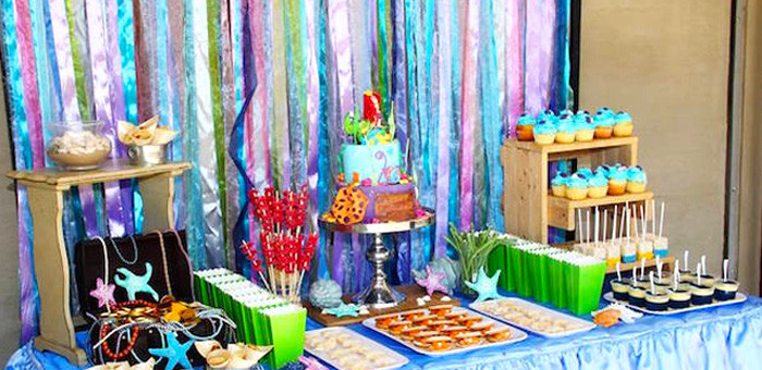 Ariel The Little Mermaid Birthday Party Ideas
 Kara s Party Ideas Little Mermaid Party Ideas Archives