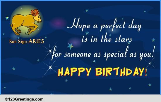 Aries Birthday Quotes
 Happy Birthday Aries Free Zodiac eCards Greeting Cards