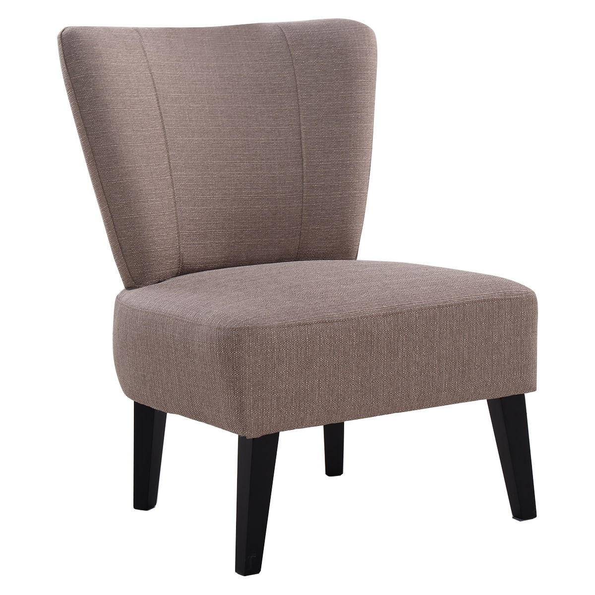 Armless Living Room Chairs
 Armless Accent Chair Upholstered Seat Dining Chair Living