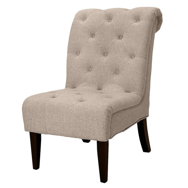 Armless Living Room Chairs
 Shop Dorothy Beige Tufted Upholstered Armless Chair Free