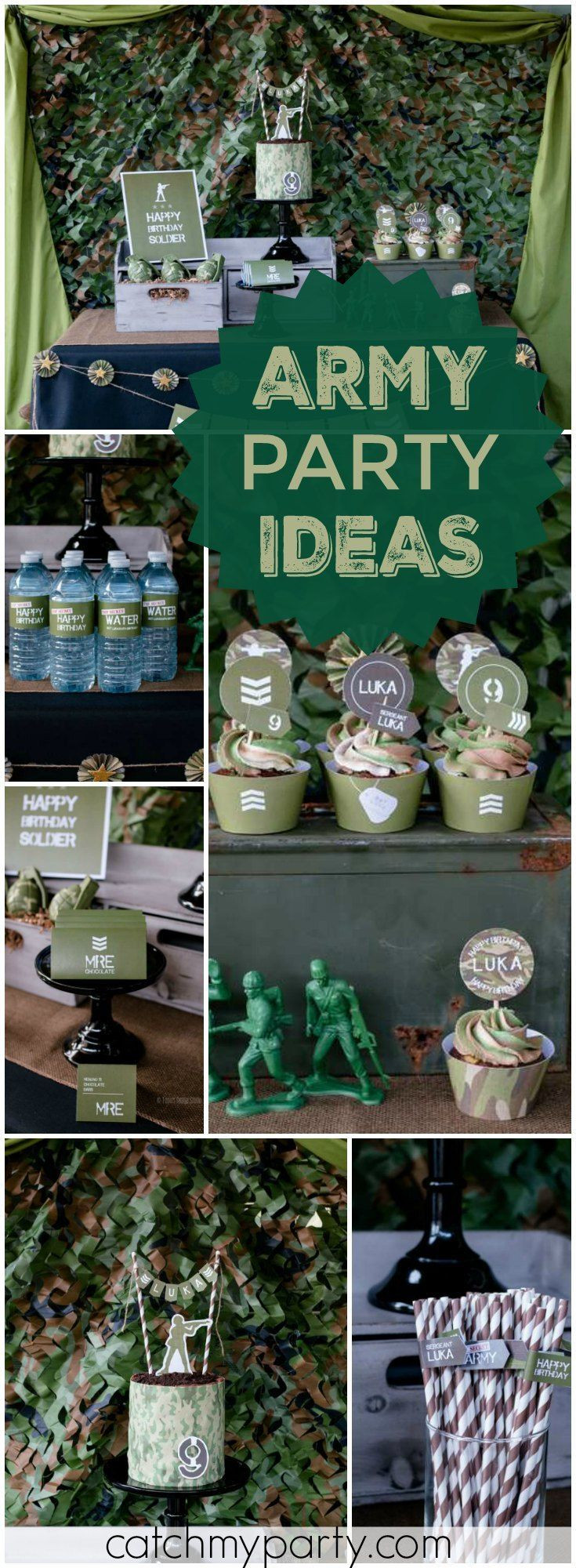 Army Birthday Party
 109 best Military Party Ideas images on Pinterest
