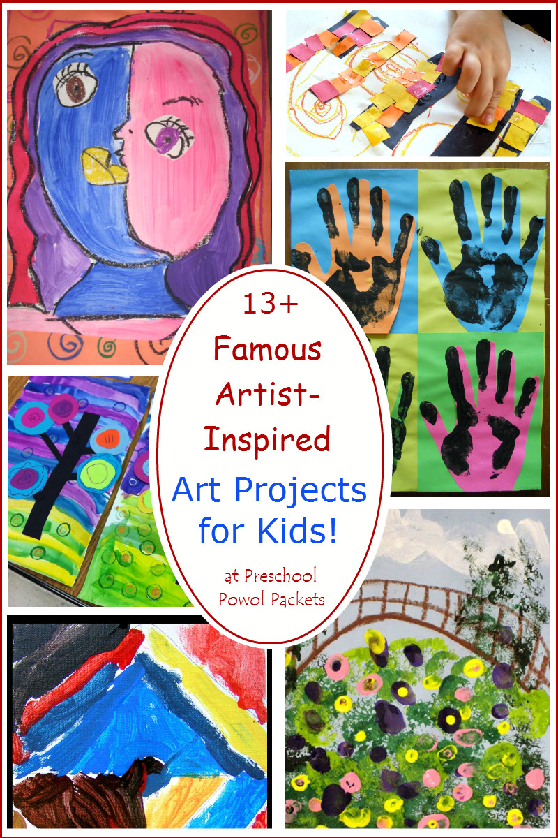 Art Activity For Preschoolers
 Preschool Powol Packets 13 Famous Artists Inspired Art