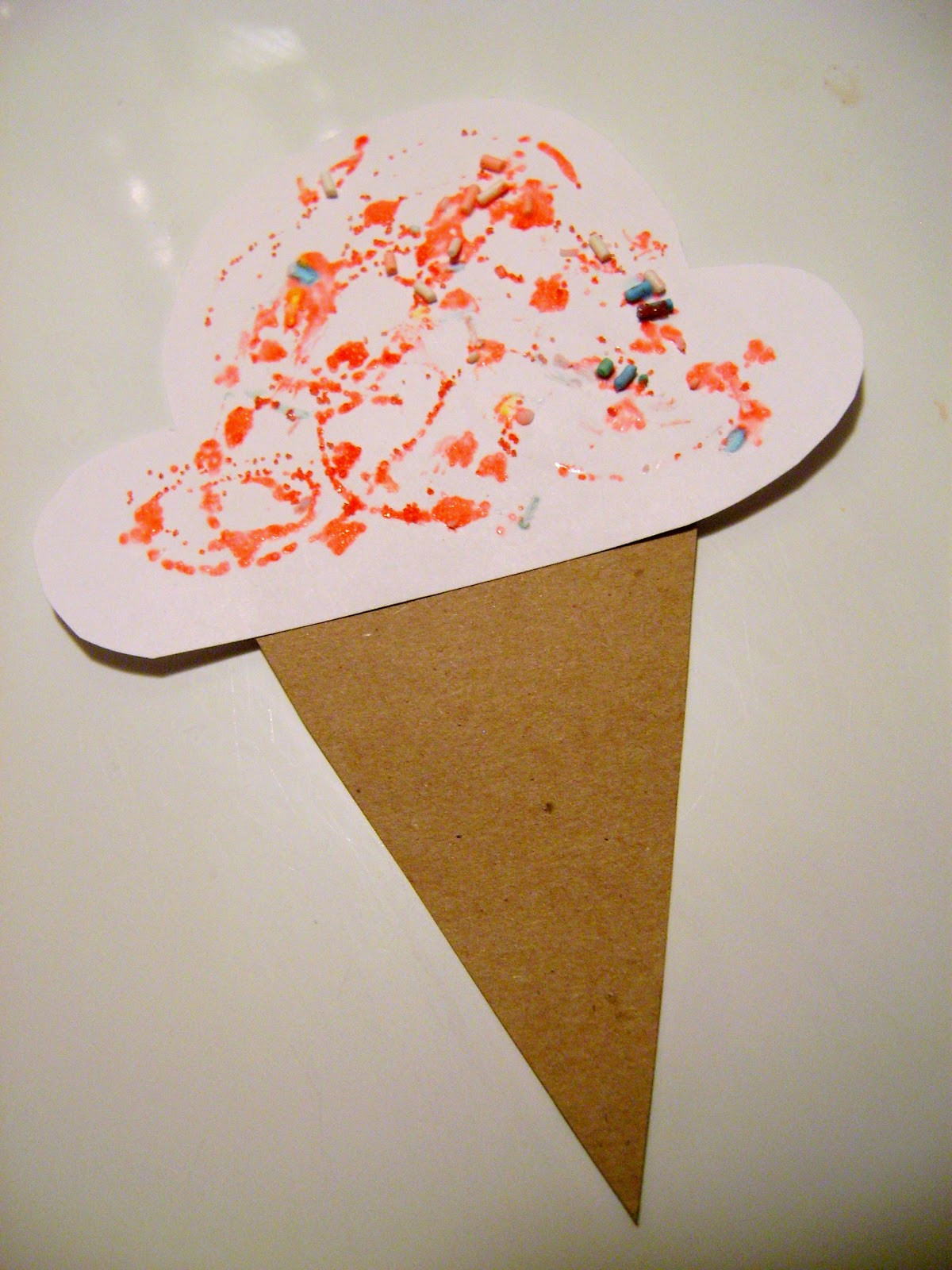 Art And Craft Ideas For Preschoolers
 Preschool Crafts for Kids Ice Cream Paper Craft
