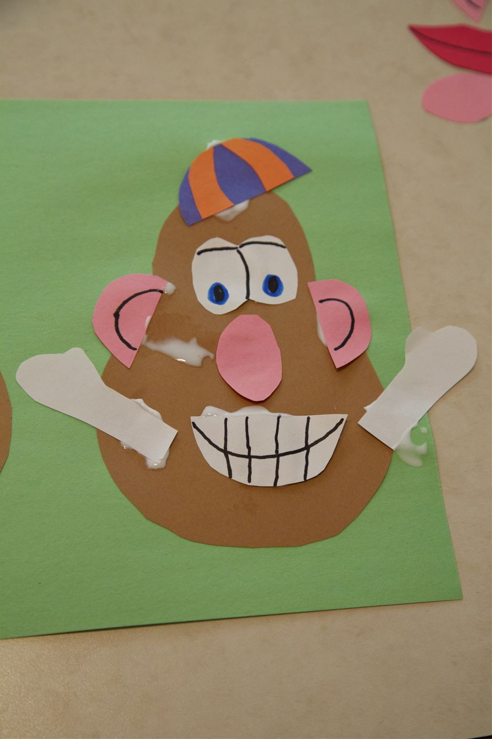 Art And Craft Ideas For Preschoolers
 Toddler Craft Activity Mr Potato Head