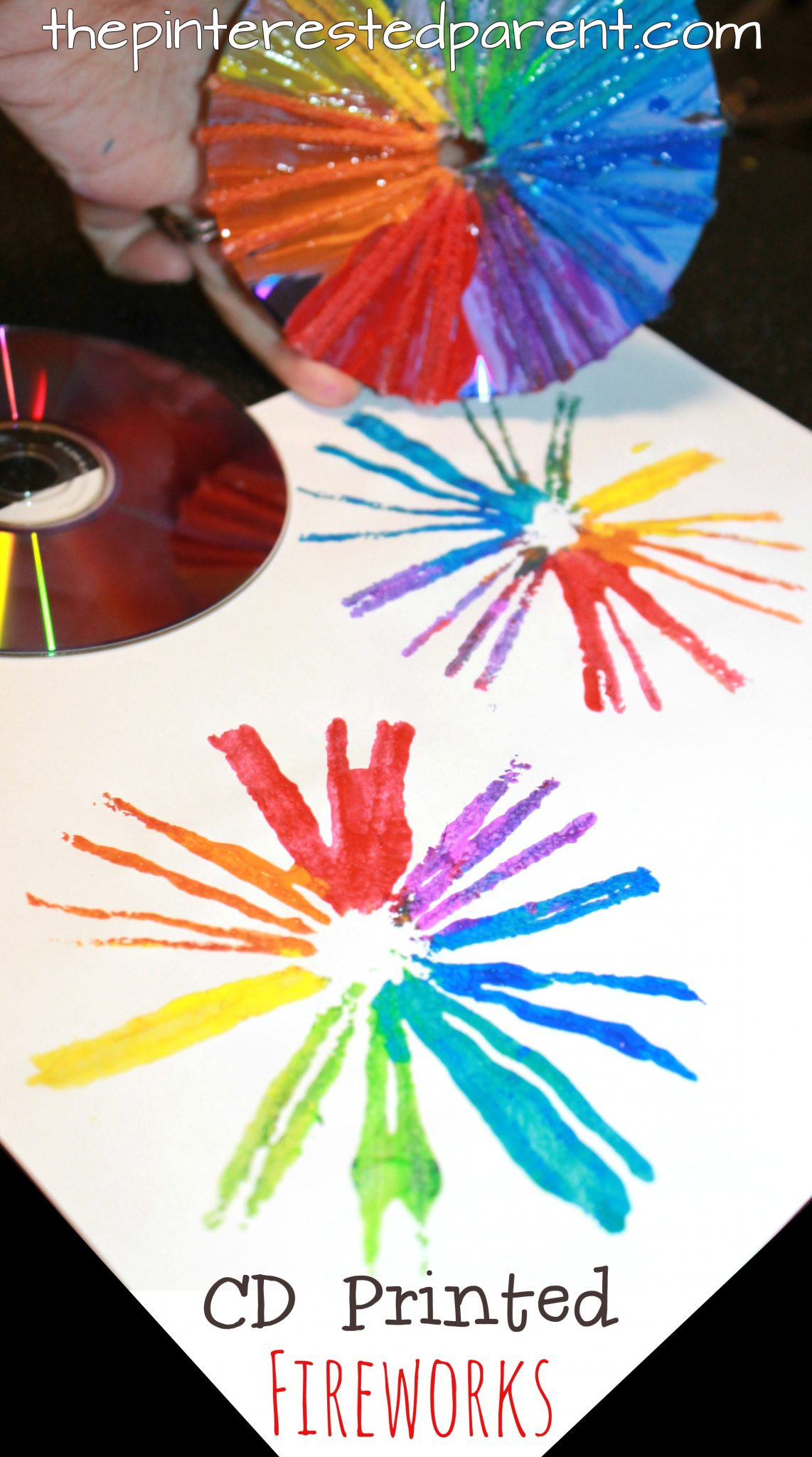 Art And Craft Ideas For Preschoolers
 Printmaking With Cds For Kids – The Pinterested Parent