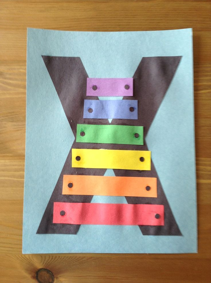 Art And Craft Ideas For Preschoolers
 X is for Xylophone Craft Preschool Craft Letter of the