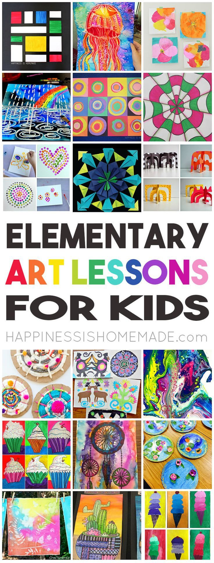 Art Class Ideas For Kids
 36 Elementary Art Lessons for Kids one for every week of