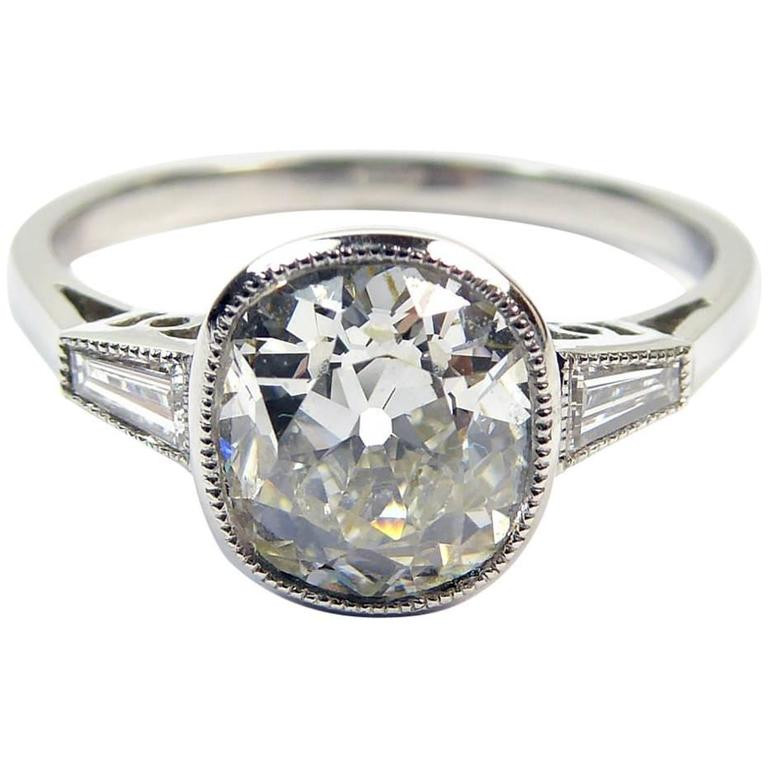 Art Deco Diamond Rings
 Antique Diamonds in Art Deco Engagement Ring Style Setting