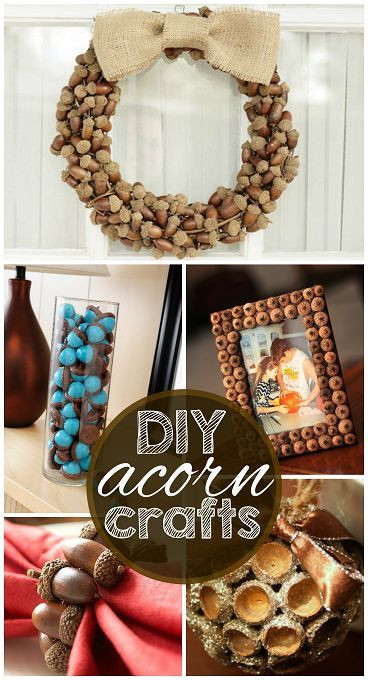 Art Gifts For Adults
 My Favorite DIY Acorn Crafts Fall Projects for adults and