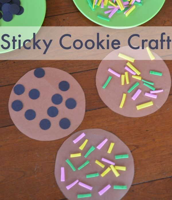 Art N Crafts For Toddlers
 Sticky Cookie Craft