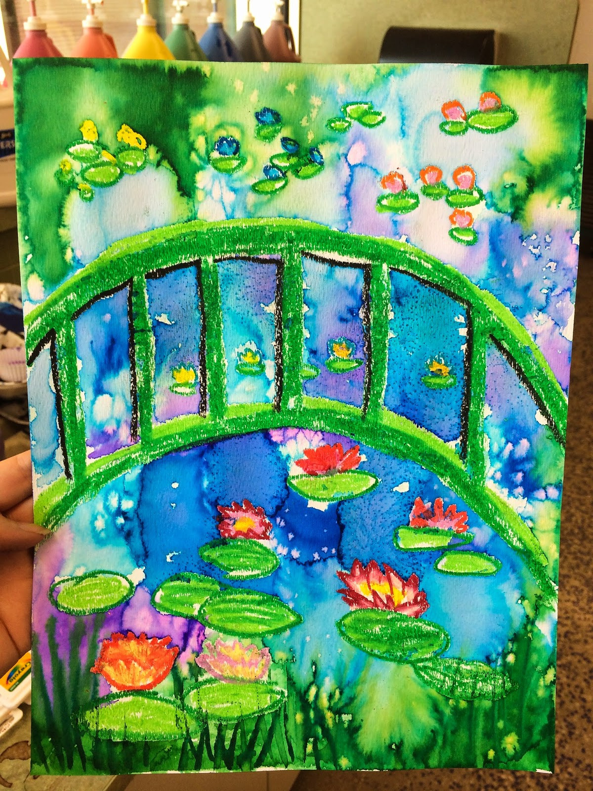 Art Project Ideas For Kids
 smART Class Claude Monet s Garden 1st grade