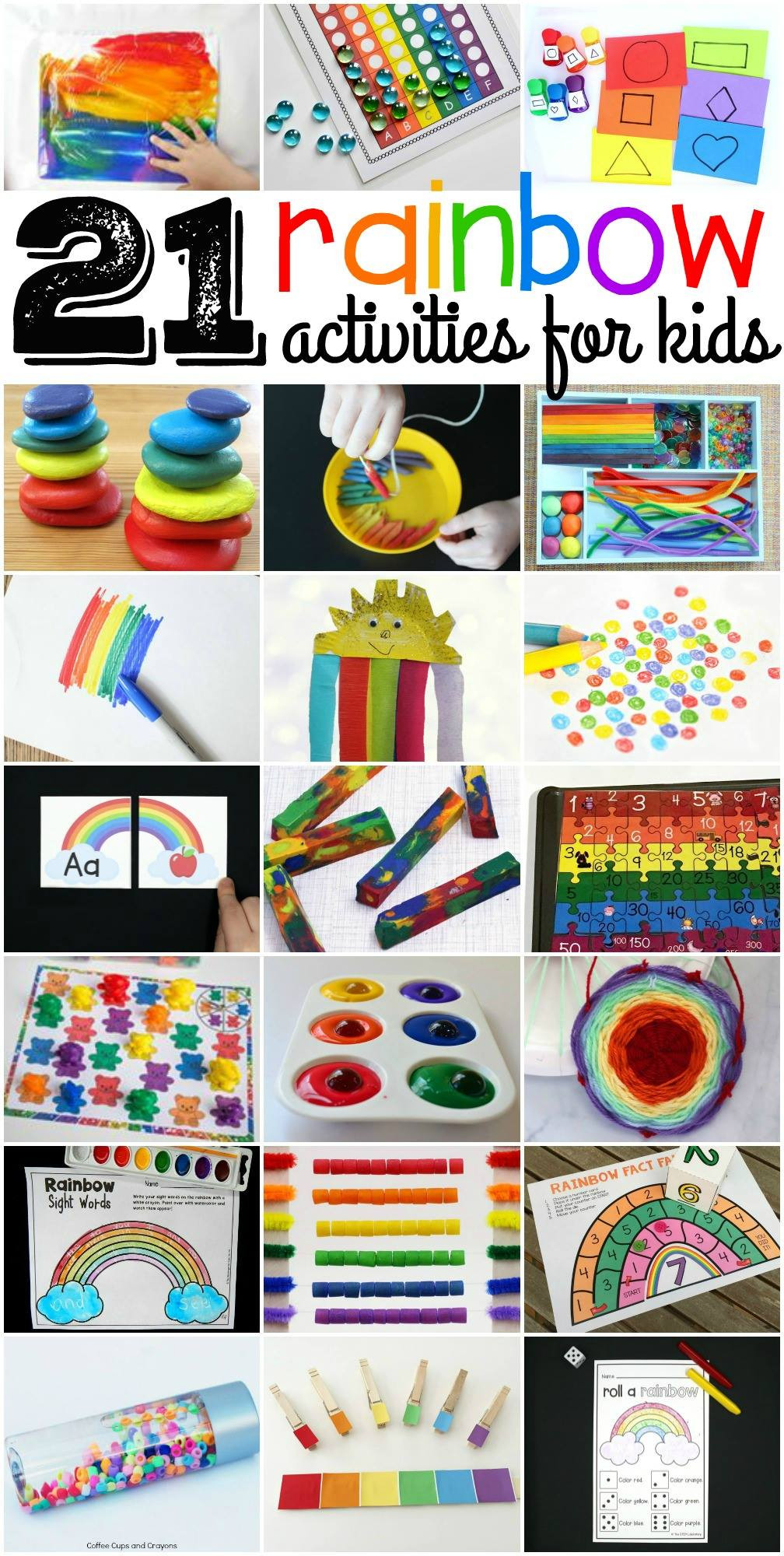 Art Things For Kids
 Rainbow in a Bag No Mess Art