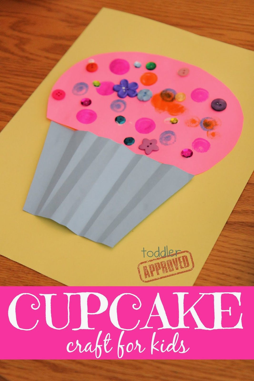 Arts &amp; Crafts For Toddlers
 Cupcake Craft for Kids Laura Numeroff Virtual Book Club
