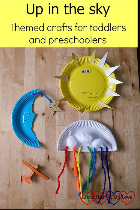 Arts &amp; Crafts For Toddlers
 Up in the sky themed crafts for toddlers and preschoolers