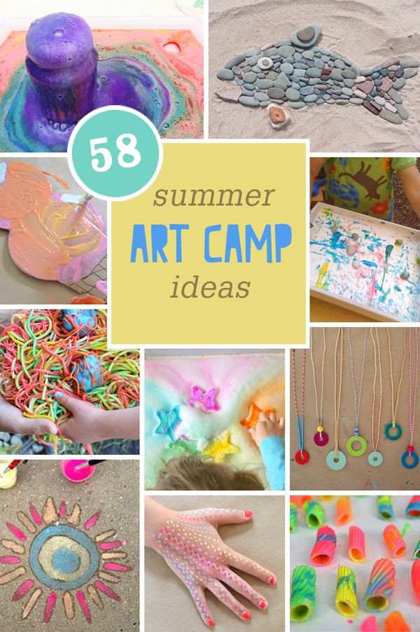 Arts And Craft Ideas For Kids
 58 Summer Art Camp Ideas