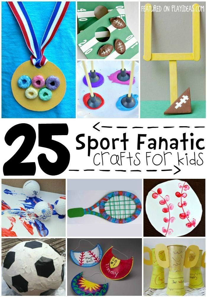Arts And Craft Ideas For Kids
 25 Sports Themed Crafts for Kids