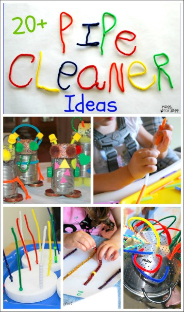 Arts And Crafts Projects For Toddlers
 20 Pipe Cleaner Crafts and Activities Mess for Less