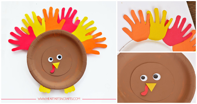 Arts N Crafts For Toddlers
 Paper Plate Turkey Kids Craft I Heart Arts n Crafts