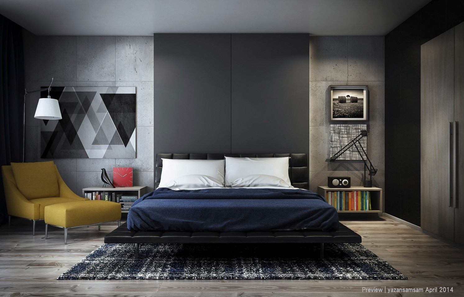 Artwork For Bedroom Wall
 25 Newest Bedrooms That We Are In Love With