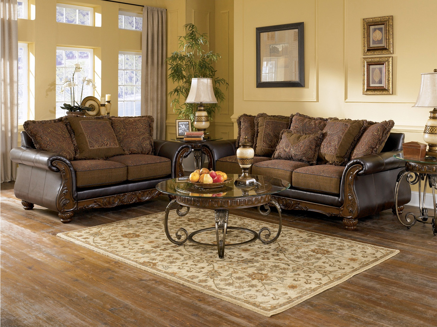Ashley Furniture Living Room Tables
 Wilmington Traditional Living Room Furniture Set by Ashley