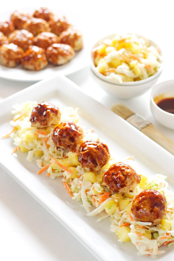Asian Appetizer Recipes
 Asian Meatballs with Pineapple Slaw Recipe Runner