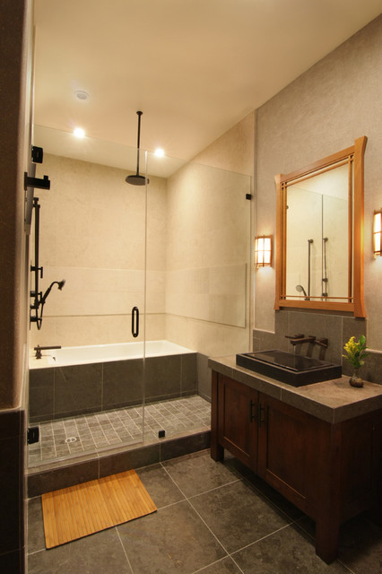 Asian Bathroom Design
 Traditional Japanese Asian Bathroom Los Angeles by