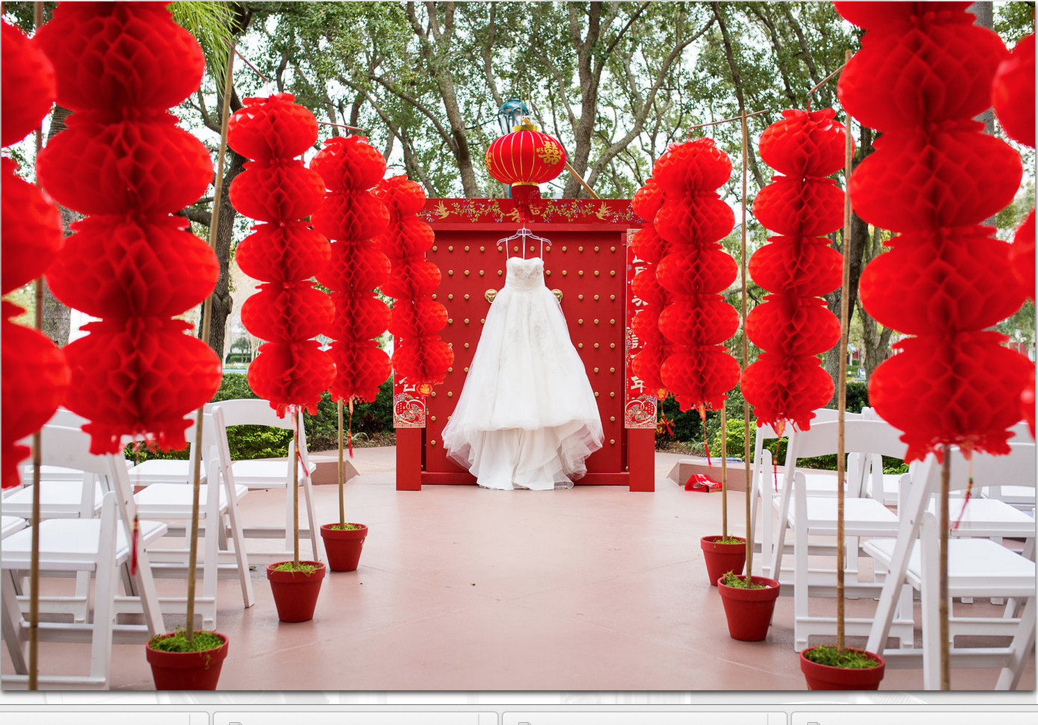 Asian Themed Wedding
 Chinese New Year Themed Wedding