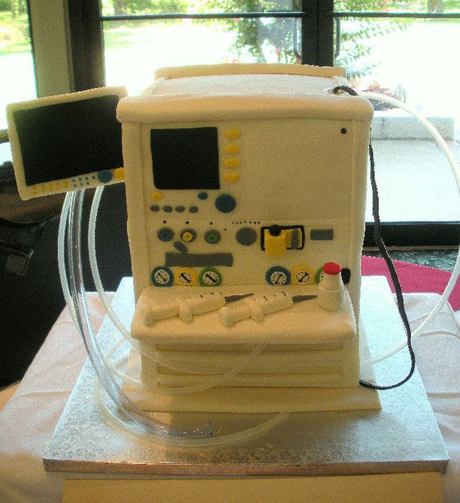 Associates Degree Graduation Party Ideas
 Amazing Anesthesia Cake OMG I want this for my next