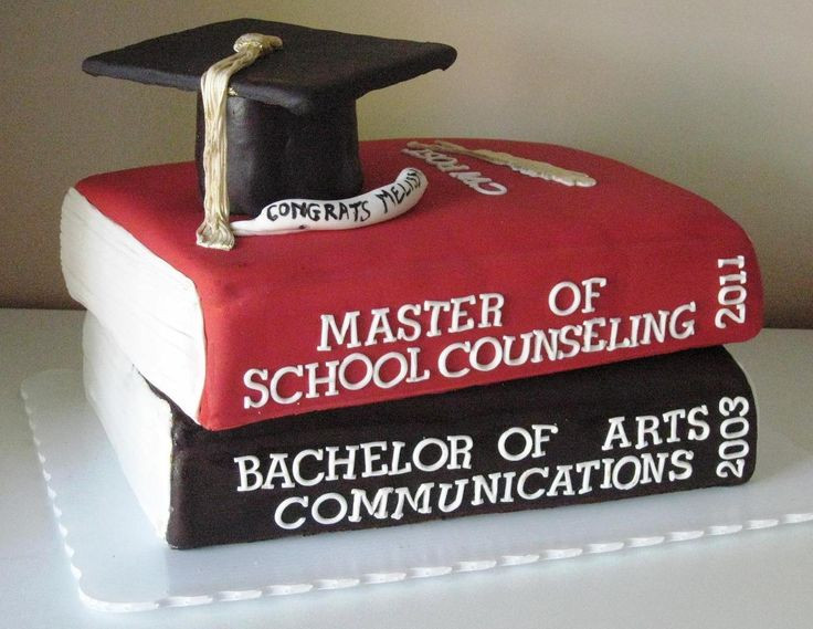 Associates Degree Graduation Party Ideas
 masters degree cake Cute idea Grad School