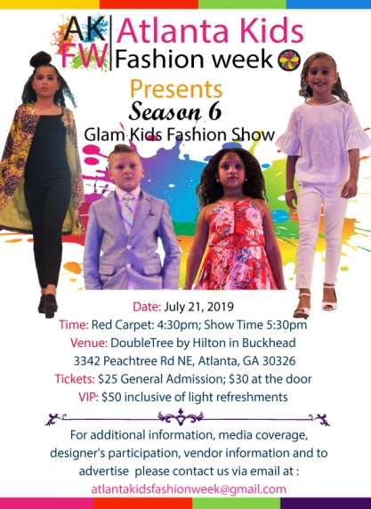 Atlanta Kids Fashion Week
 Events – Atlanta Kids Fashion Week