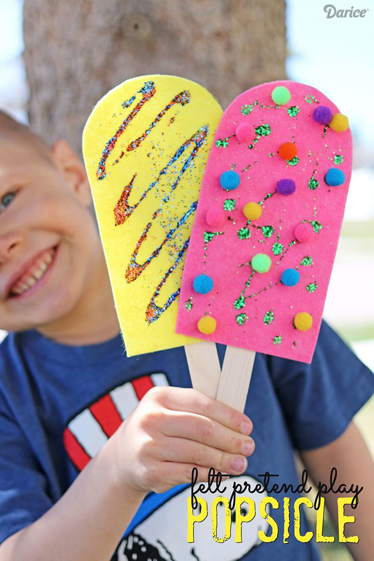 August Crafts For Toddlers
 Popsicle Craft for Pretend Play Darice