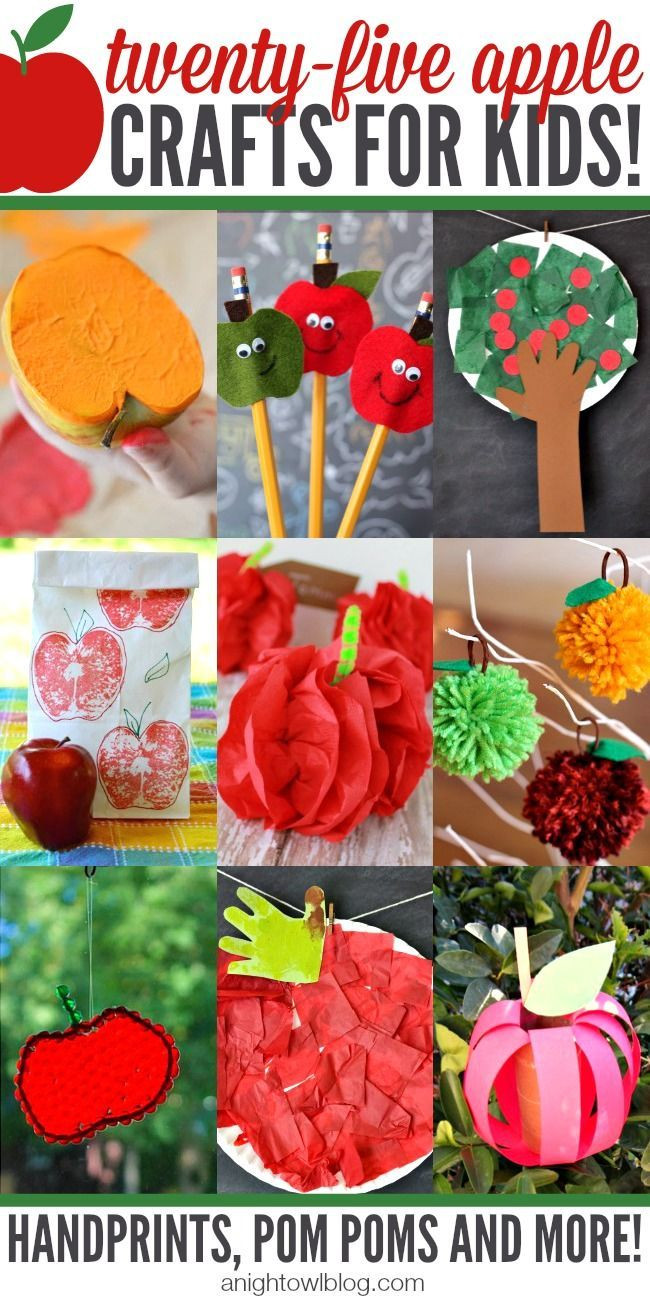 August Crafts For Toddlers
 Apple Crafts for Kids Education