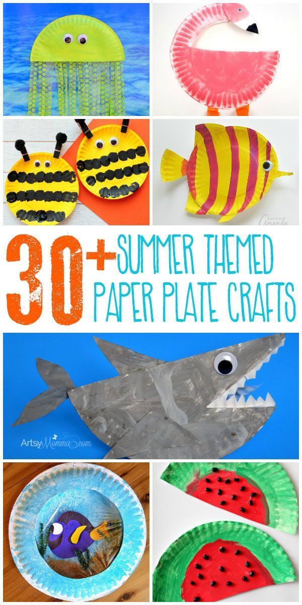 August Crafts For Toddlers
 30 Summer Themed Paper Plate Crafts for Kids