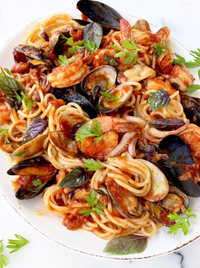 Authentic Italian Seafood Pasta Recipes
 Frutti di Mare Recipe